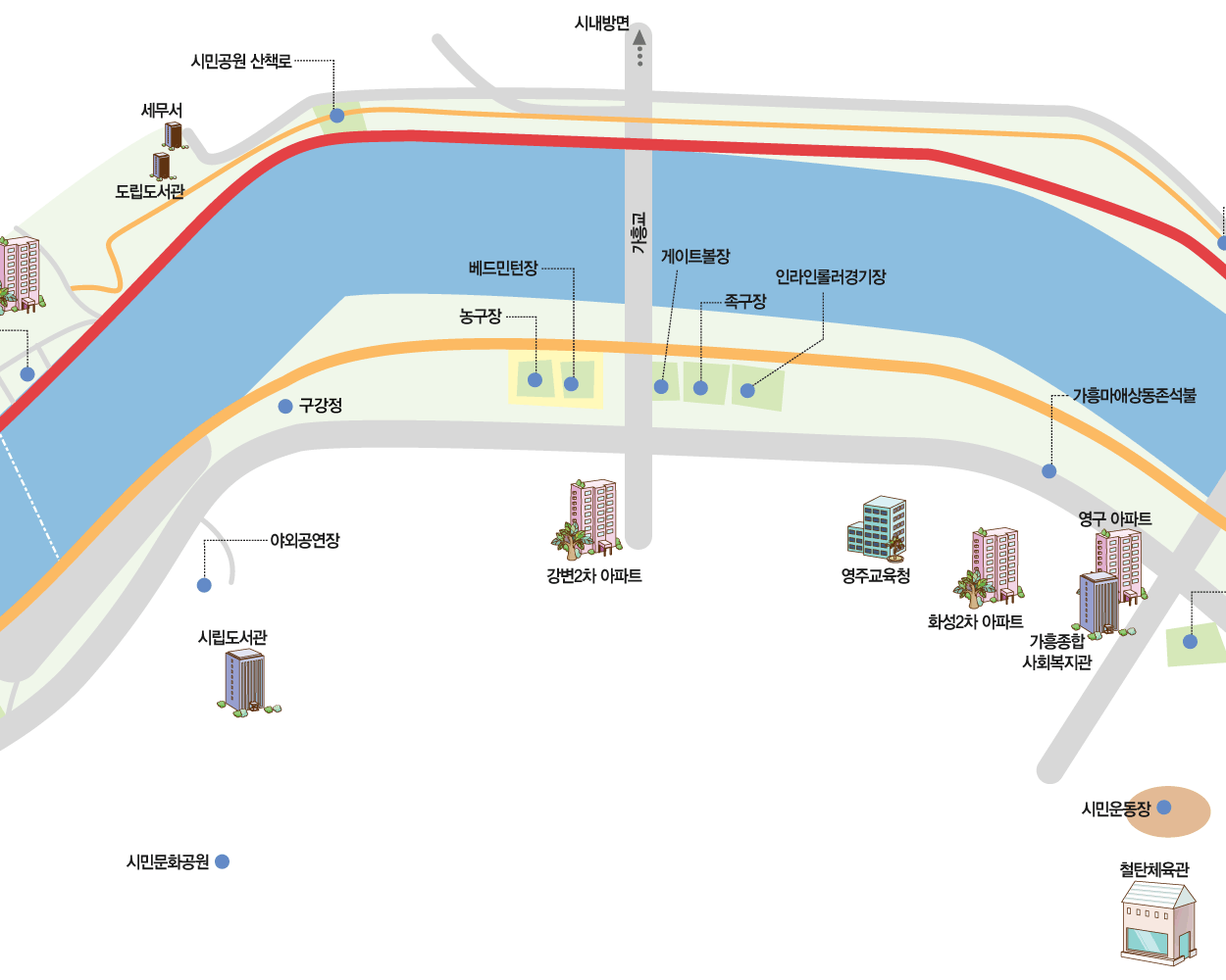 B구간 지도